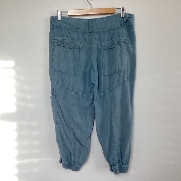 SALE!!! 🏷️ Free People Gauze Utility Trouser Slate - M - Picture 4 of 7